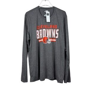 Cleveland Browns NFL Team Apparel Long Sleeve Shirt Men’s Size XL NWT